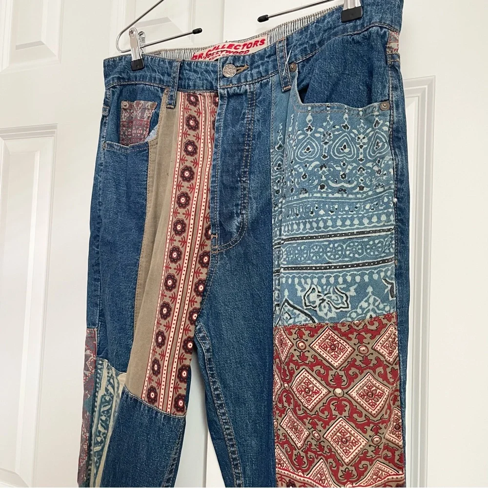 Free People by Dr. Collectors Patched Jeans - Picture 7 of 7